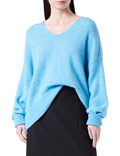 BOSS Damen Pullover C_Fondianan Blau Medium von BOSS