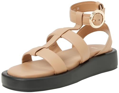 BOSS Damen Scarlet C Sandal, Medium Beige260, 39 EU von BOSS