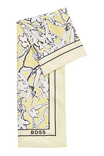 BOSS Damen Schal Lis Blau ONESIZE von BOSS