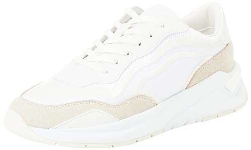 BOSS Damen Skylar_Runn_meemb Sneaker, Open White118, 36 EU von BOSS