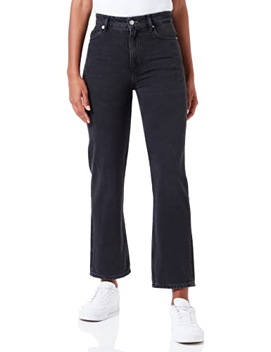 BOSS Damen Straight Crop 4.0 Jeans Trousers, Charcoal, 27 EU von BOSS