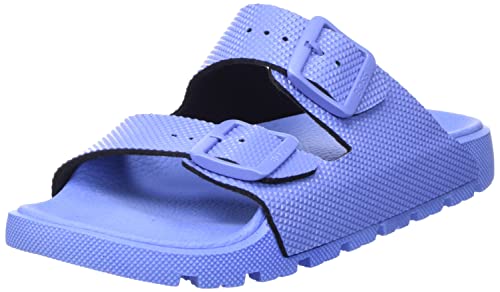 BOSS Damen Surfley_Sand_dmpr Sandal, Open Blue472, 36 EU von BOSS