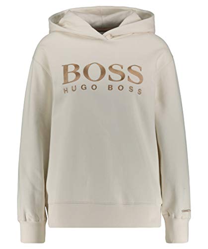 BOSS Damen Sweatshirt C_Edelight_Active mit Kapuze Sand (21) M von BOSS