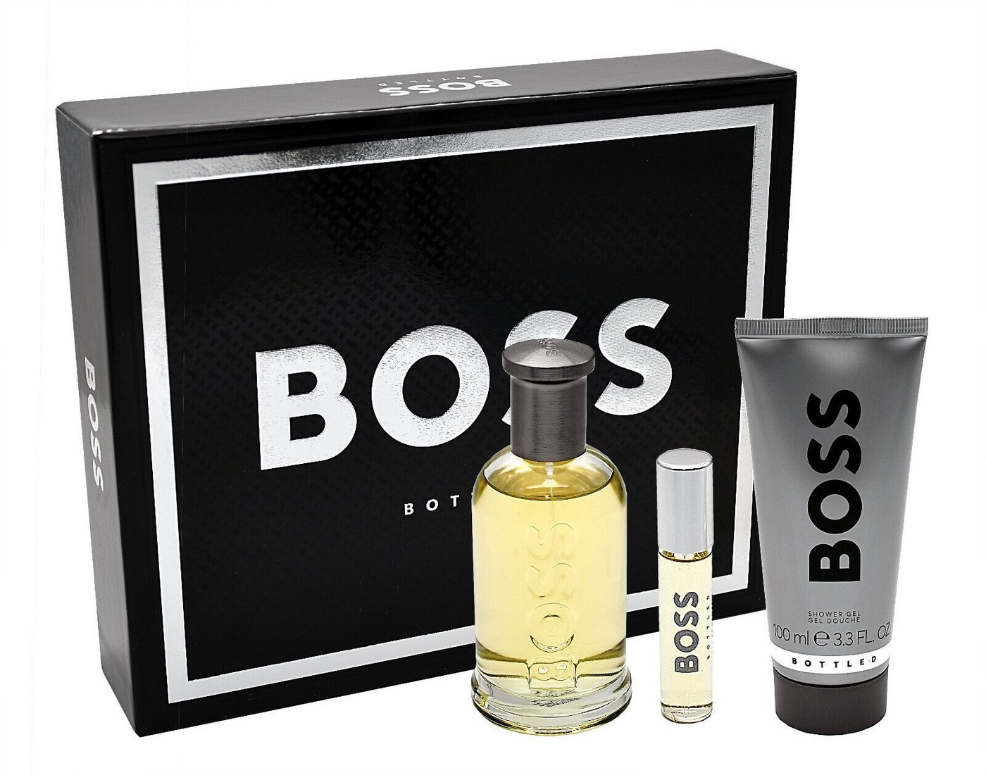 BOSS Duft-Set HUGO BOSS BOTTLED EDT 100ML + SG 100ML + EDT 10ML BOSS Duft-Set HUGO BOSS BOTTLED EDT 100ML + SG 100ML + EDT 10ML von BOSS