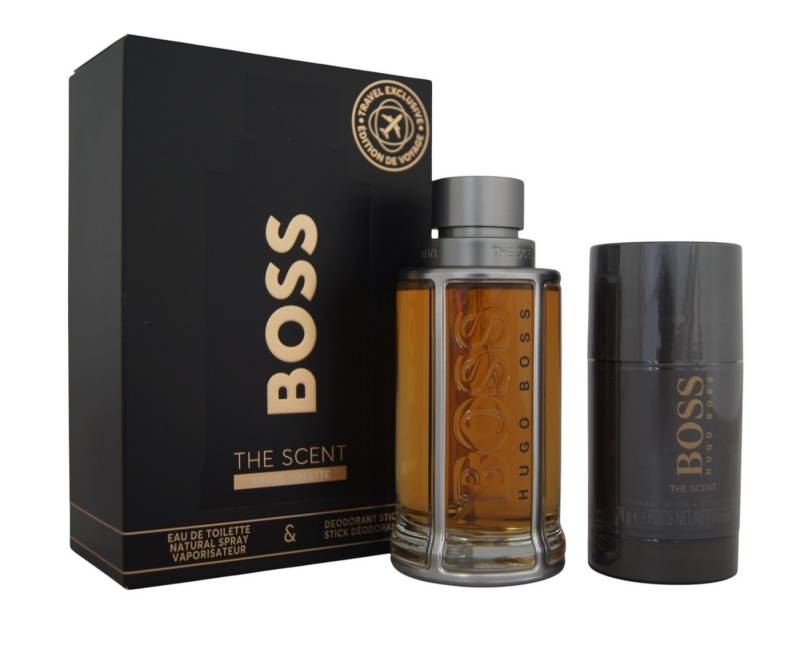 BOSS Duft-Set Hugo Boss The Scent For Him Eau de Toilette 100ml + Deo Stick 75ml, 1-tlg., für Männer von BOSS