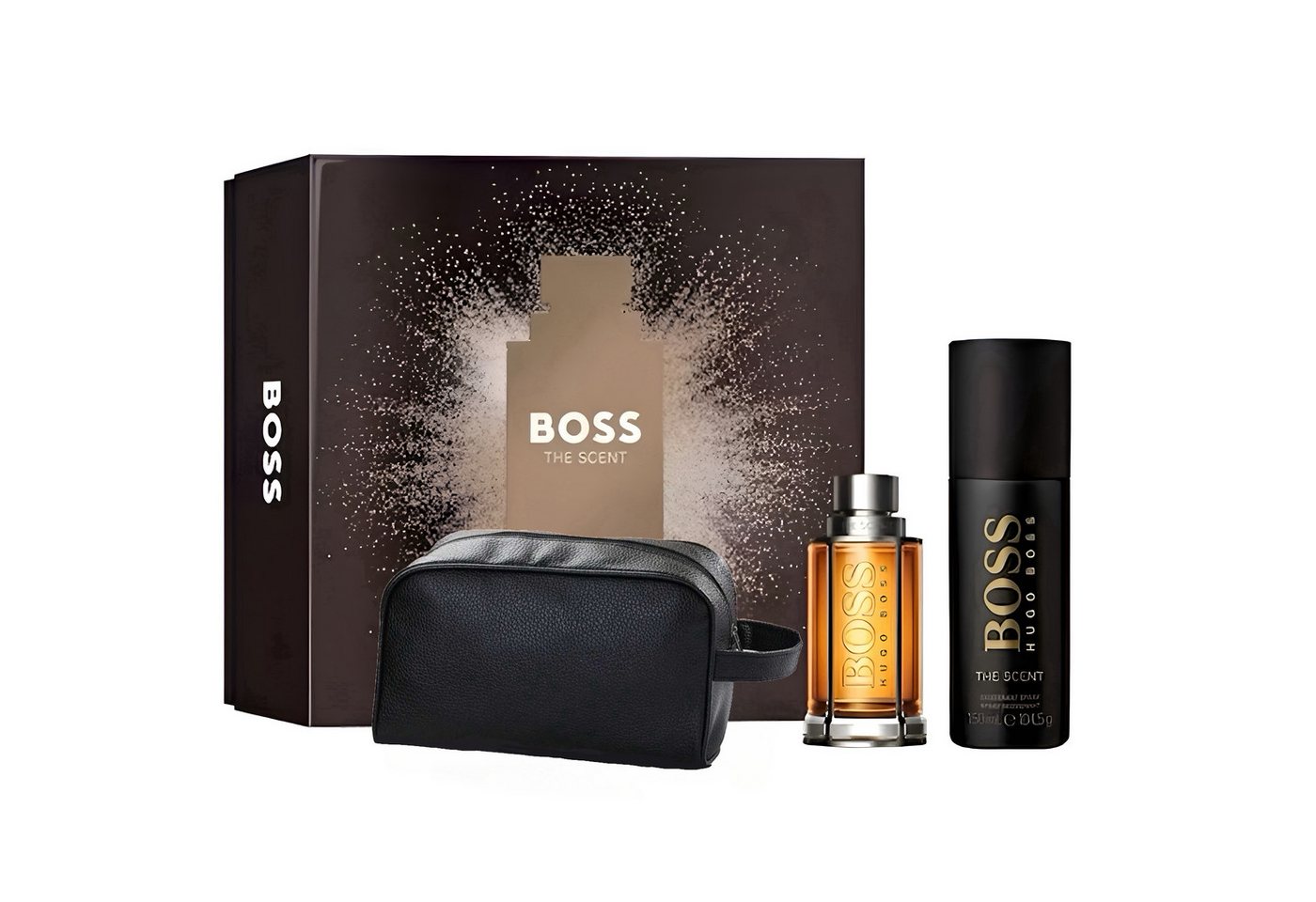 BOSS Eau de Parfum HUGO BOSS The Scent EDT, Deodorant-Spray, Geschenkset Herren Duftset, 2-tlg., Männerduft, Orientalisch, Verführung, Hochwertig, Langanhaltend von BOSS