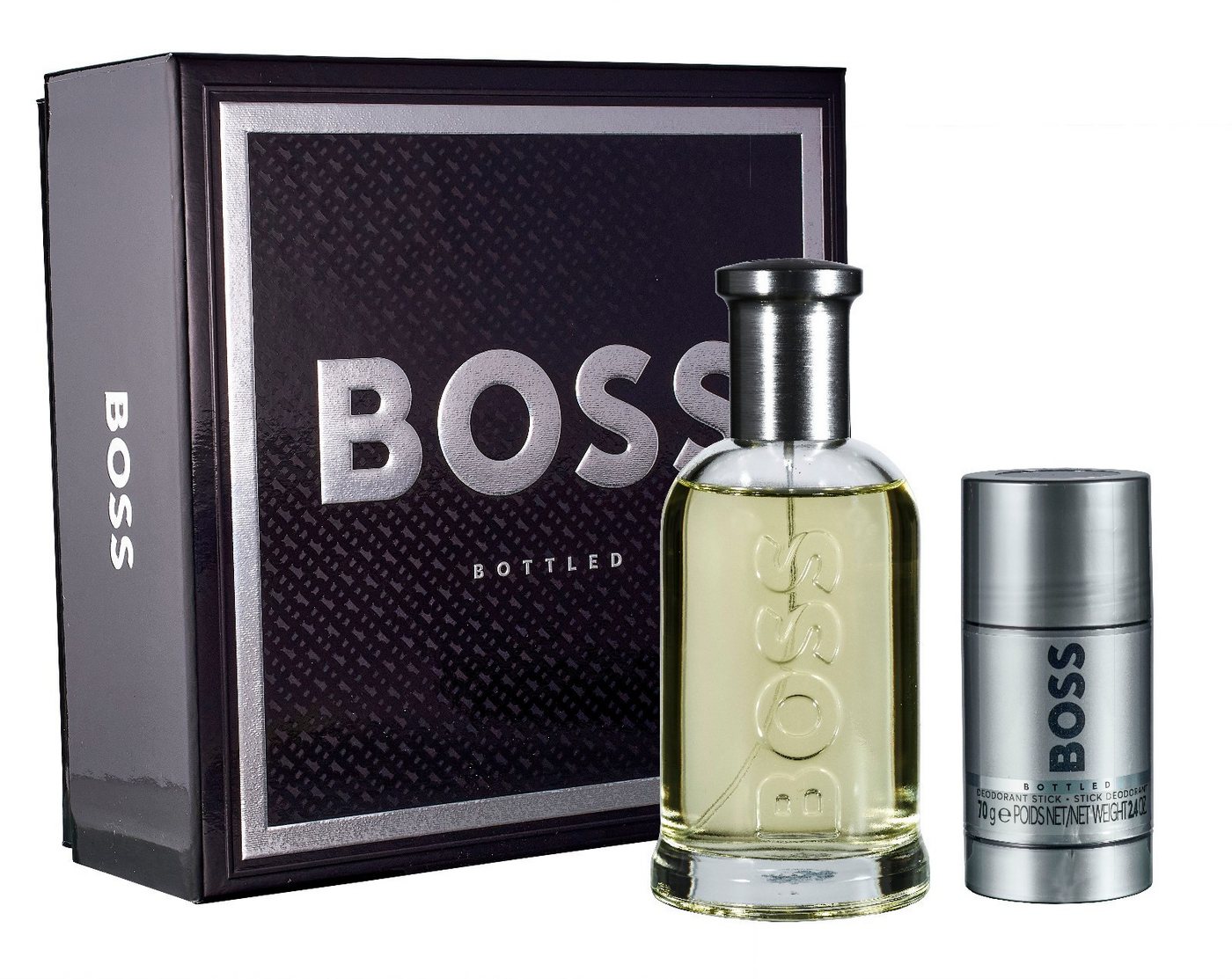 BOSS Eau de Toilette HUGO BOSS BOTTLED EDT 200ML + DEODORANT STICK 75ML von BOSS