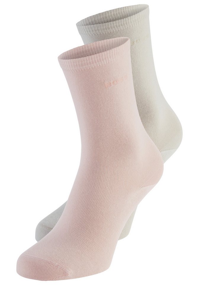 BOSS Freizeitsocken (3-Paar) mit Logoschriftzug von BOSS