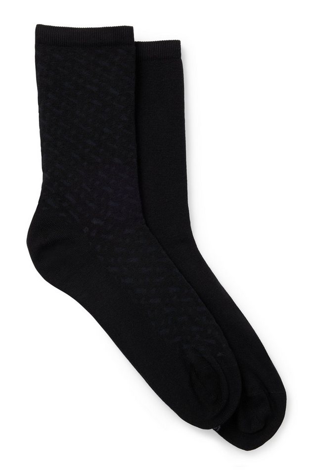 BOSS Freizeitsocken 2P RS Monogram CC (Packung, 2-Paar, 2er-Pack) aus weicher Baumwollmischung von BOSS