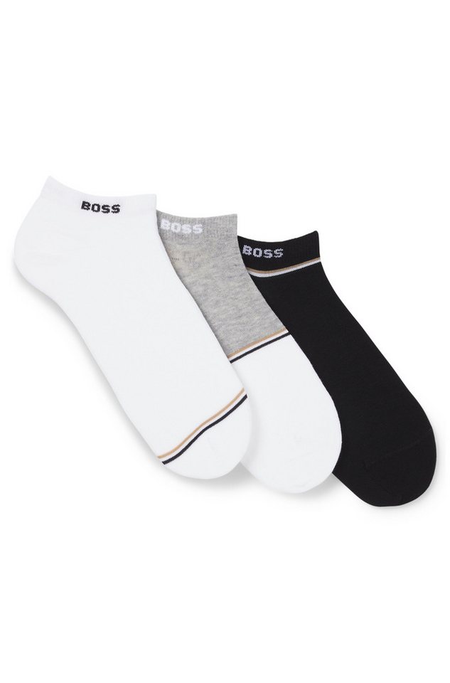BOSS Freizeitsocken 3P AS Colorblock (Packung, 3-Paar) Mit BOSS Logoschriftzug von BOSS