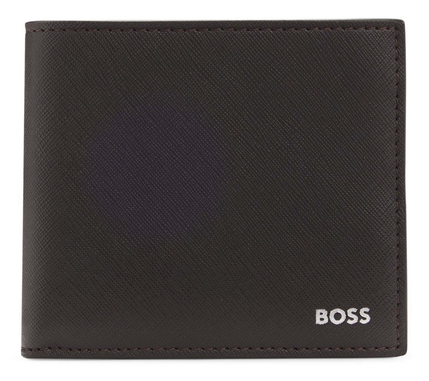 BOSS Geldbörse 4 CC Coin Wallet, aus echtem Leder von BOSS