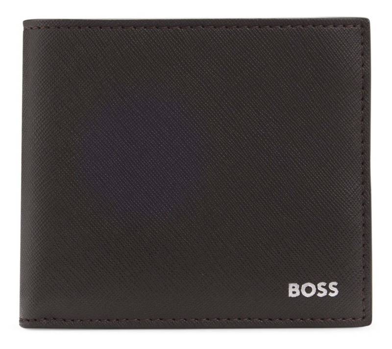BOSS Geldbörse 4 CC Coin Wallet, aus echtem Leder von BOSS