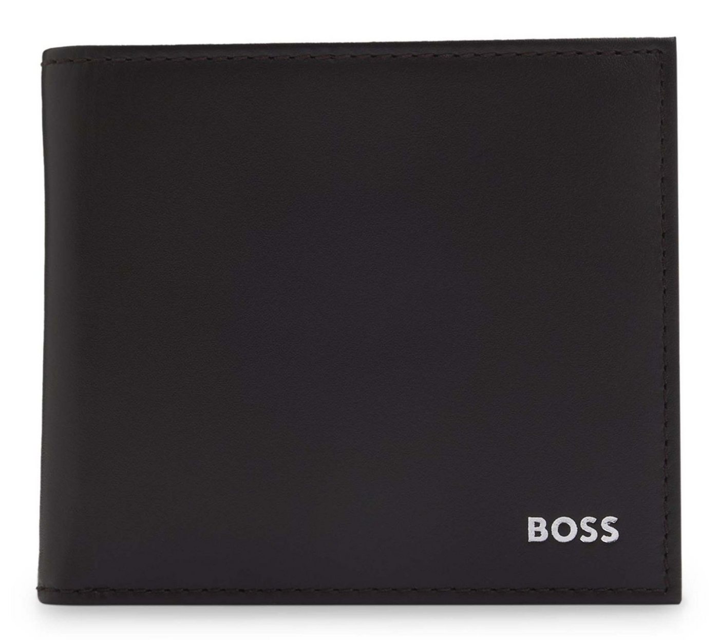 BOSS Geldbörse 4 CC Coin Wallet, aus echtem Leder von BOSS