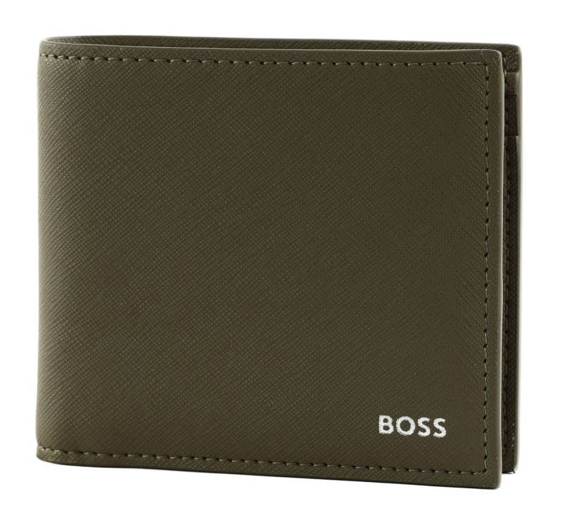 BOSS Geldbörse 4 CC Coin Wallet, aus echtem Leder von BOSS