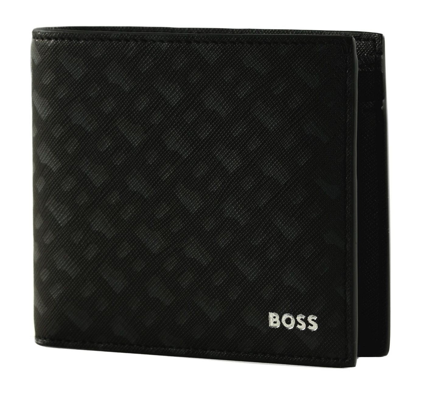 BOSS Geldbörse 4 CC Coin Wallet, aus echtem Leder von BOSS