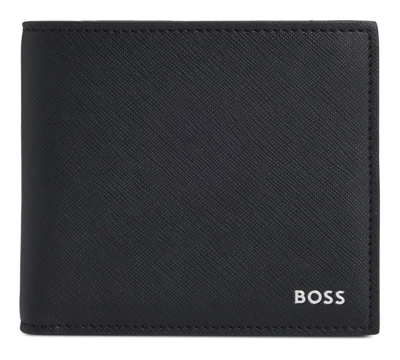 BOSS Geldbörse 4 CC Coin Wallet, aus echtem Leder von BOSS