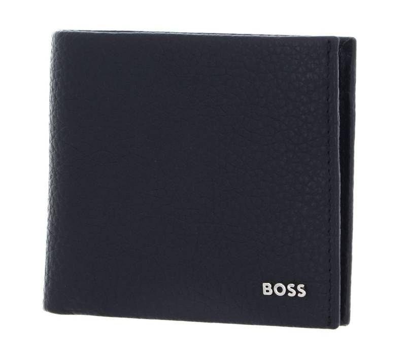 BOSS Geldbörse 4 CC Coin Wallet, aus echtem Rindsleder von BOSS