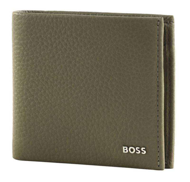 BOSS Geldbörse 4 CC Coin Wallet, aus echtem Rindsleder von BOSS