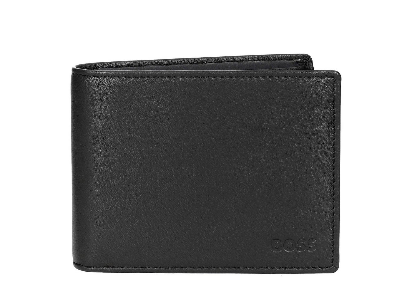 BOSS Geldbörse Arezzo 8cc - Herrengeldbörse Leder 12 cm (black) von BOSS