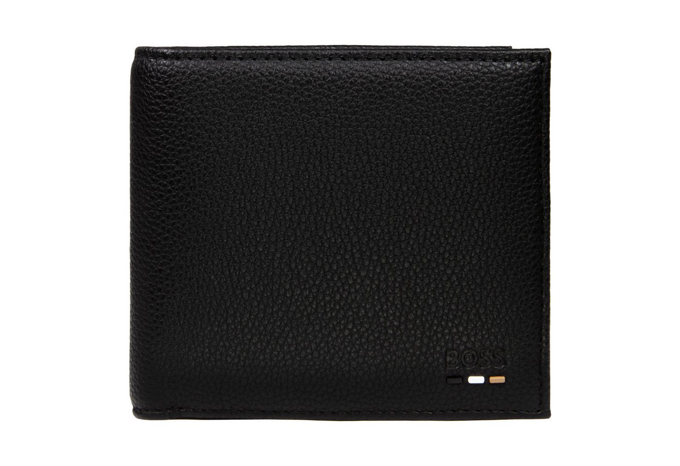 BOSS Geldbörse Ray_4 cc coin N, mit geprägtem Logo von BOSS