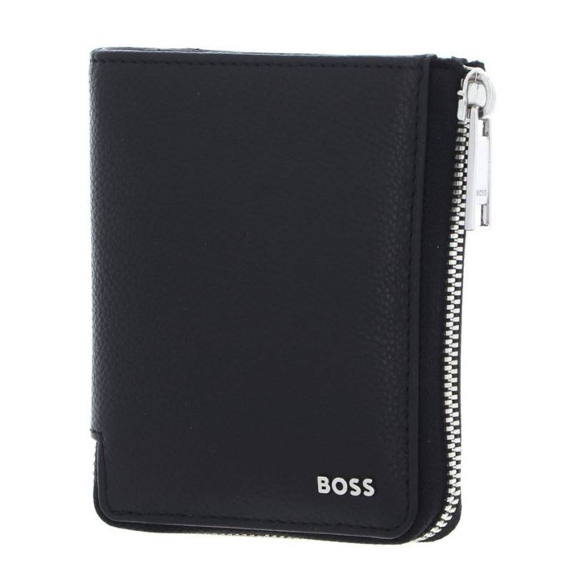 BOSS Geldbörse SM Ziparound Wallet, aus echtem Rindsleder von BOSS