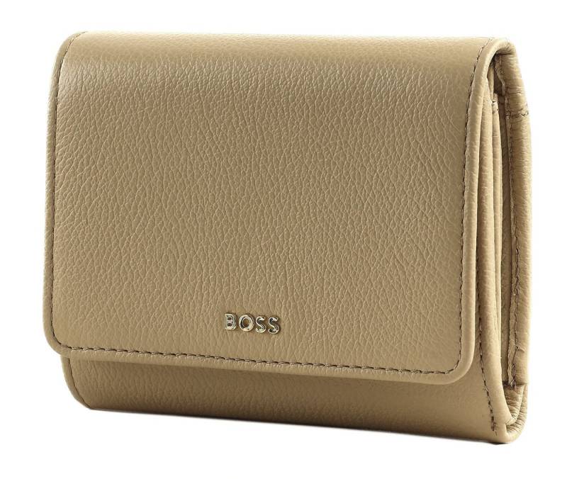 BOSS Geldbörse Trifold, aus echtem Rindsleder von BOSS