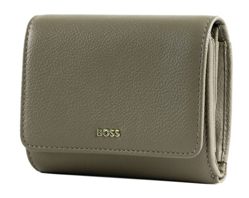 BOSS Geldbörse Trifold, aus echtem Rindsleder von BOSS