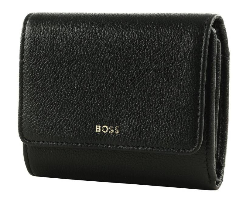 BOSS Geldbörse Trifold, aus echtem Rindsleder von BOSS