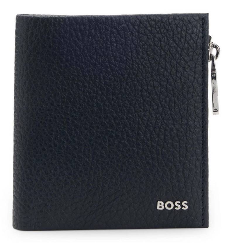 BOSS Geldbörse Zip Wallet, aus echtem Rindsleder von BOSS