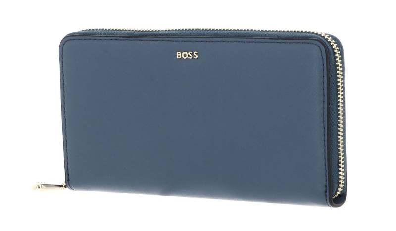 BOSS Geldbörse Ziparound Wallet, aus echtem Leder von BOSS