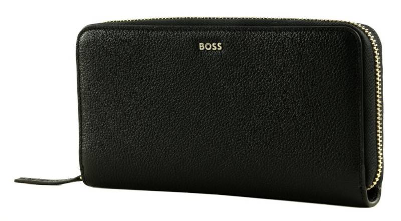 BOSS Geldbörse Ziparound Wallet, aus echtem Rindsleder von BOSS