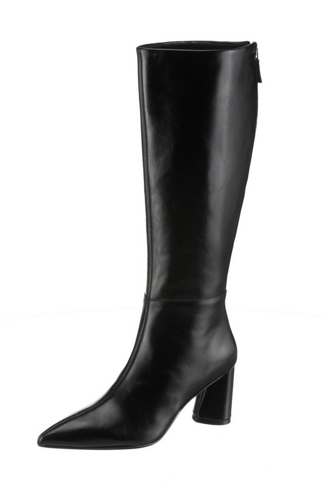 BOSS Gracey_ChBoot70 Stiefel Langschaftstiefel, Blockabsatz, in spitzer Form von BOSS