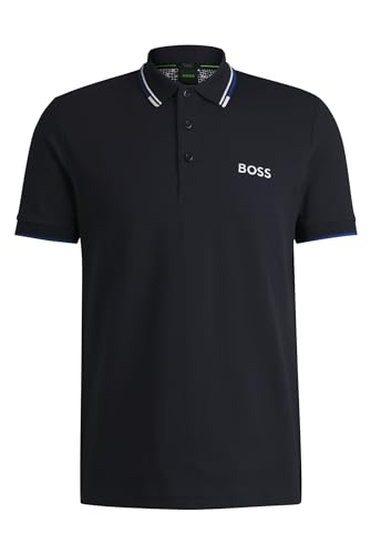 BOSS Herren Paddy Pro 10226584 01 Poloshirt, Dunkelblau, S EU von BOSS