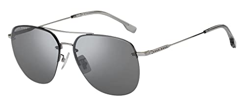 BOSS Unisex 1286/f/sk Sunglasses, 6LB/T4 Ruthenium, One Size von HUGO BOSS