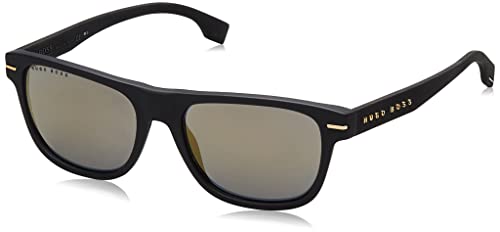BOSS Unisex 1322/s Sunglasses, 0NZ/JO MTGOLD Black, One Size von HUGO BOSS