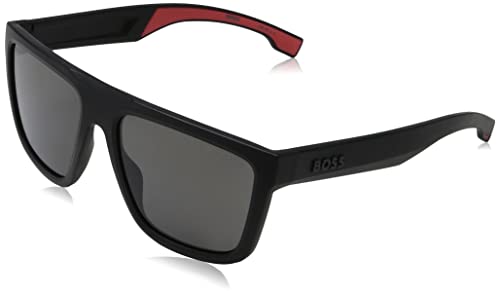 BOSS HUGO 1451/S Brille, Matte Black, 59 für Herren, Mattes Schwarz von HUGO BOSS