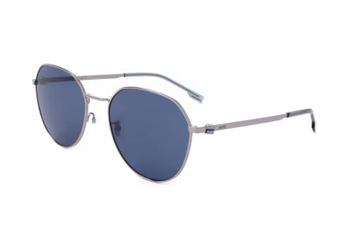 BOSS HUGO 1471/F/SK Brille, Ruthenium, 57 für Herren, Ruthenium von HUGO BOSS