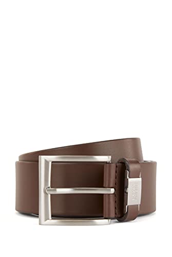 BOSS Herren Connio G rtel, Braun (Dark Brown 202), 85 EU von HUGO