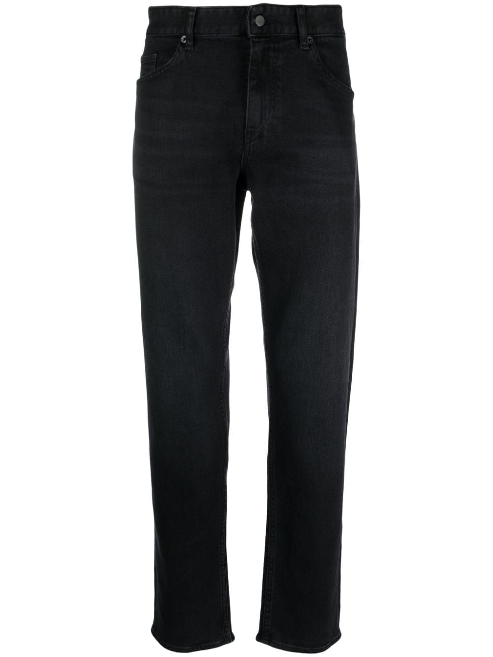 BOSS Halbhohe Tapered-Jeans - Schwarz von BOSS