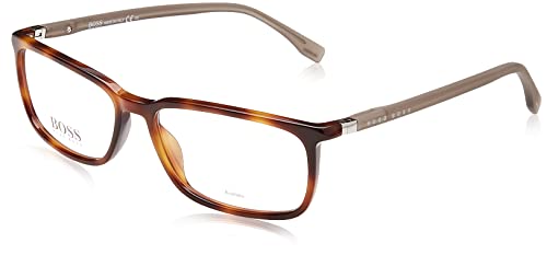 BOSS Herren 0963/It Sonnenbrille, Havana, 55 von HUGO BOSS