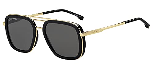 BOSS Unisex 1235/s Sunglasses, 807/IR Black, 55 von HUGO BOSS