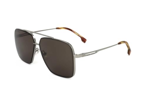 BOSS Herren 1325/S Sonnenbrille, Brown Horn Ruthenium, 62 von BOSS