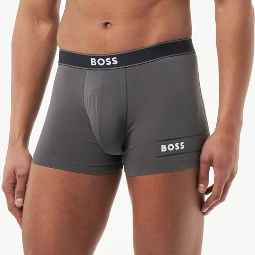 BOSS Herren 24 Logo Trunk, Medium Grey32, M EU von BOSS