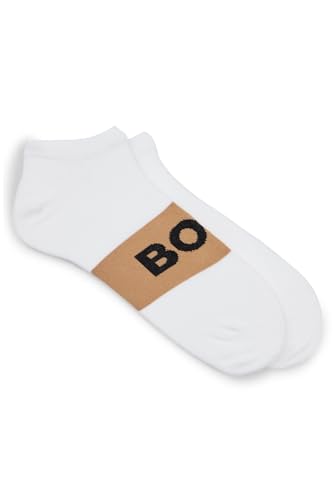 BOSS Herren 2p Logo Cc ANKLE_SOCKS, Natural101, 39-42 EU von BOSS