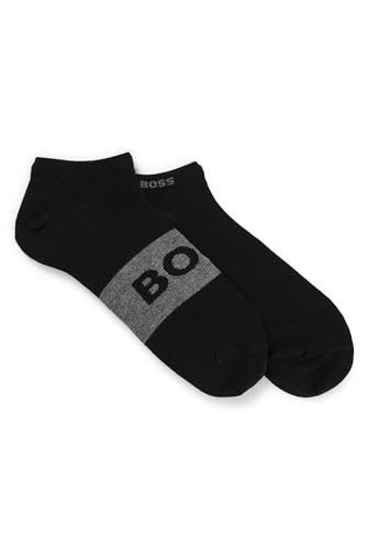 BOSS Herren 2p Logo Cc Sneakersocken, Black1, 39-42 EU von BOSS