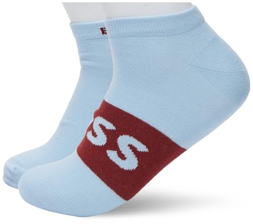 BOSS Herren 2P AS Logo Col CC Ankle_Socks, Light/Pastel Blue451, 43-46 von BOSS