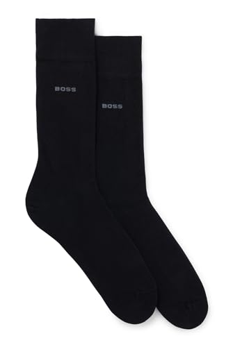 BOSS Herren 2P RS Giftset Bag CC Zweier-Pack Socken aus Baumwoll-Mix Schwarz 40-46 von BOSS