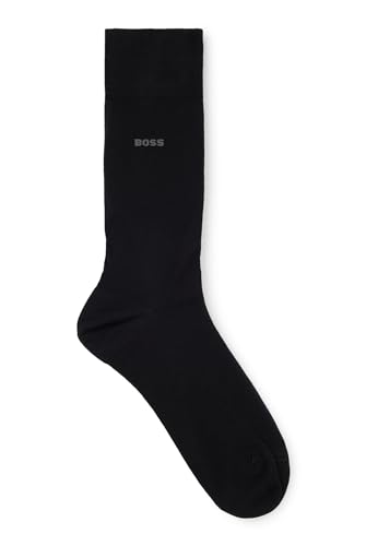 BOSS Herren 2P RS Tom MC Zweier-Pack mittelhohe Socken aus Stretch-Baumwolle Schwarz 39-42 von BOSS