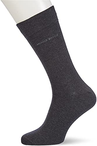 HUGO Herren 2P RS Uni CC Socken, Grau (Charcoal 012), 43-46 von HUGO