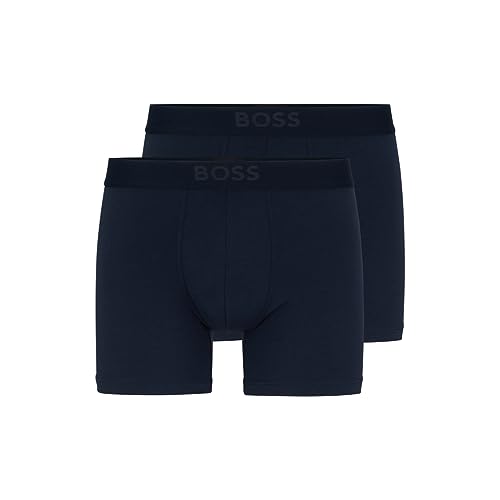 BOSS Herren 2er Pack Soft Modal Boxer Slips Retroshorts, Blauer Pfau, X-Large BOSS Herren 2er Pack Soft Modal Boxer Slips Retroshorts, Blauer Pfau, X-Large von BOSS